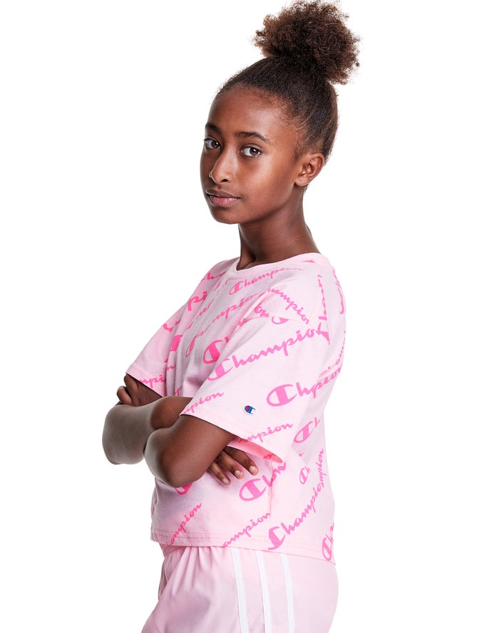 Camiseta champion rosa deals